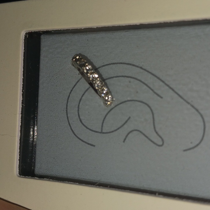 Silver Ear Cuff 15$
